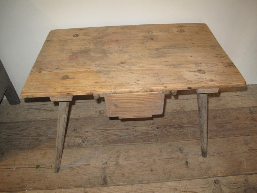 19th Century French Pine Cobbler's Table