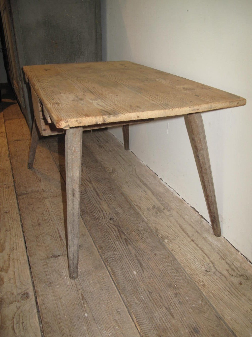 19th Century French Pine Cobbler's Table