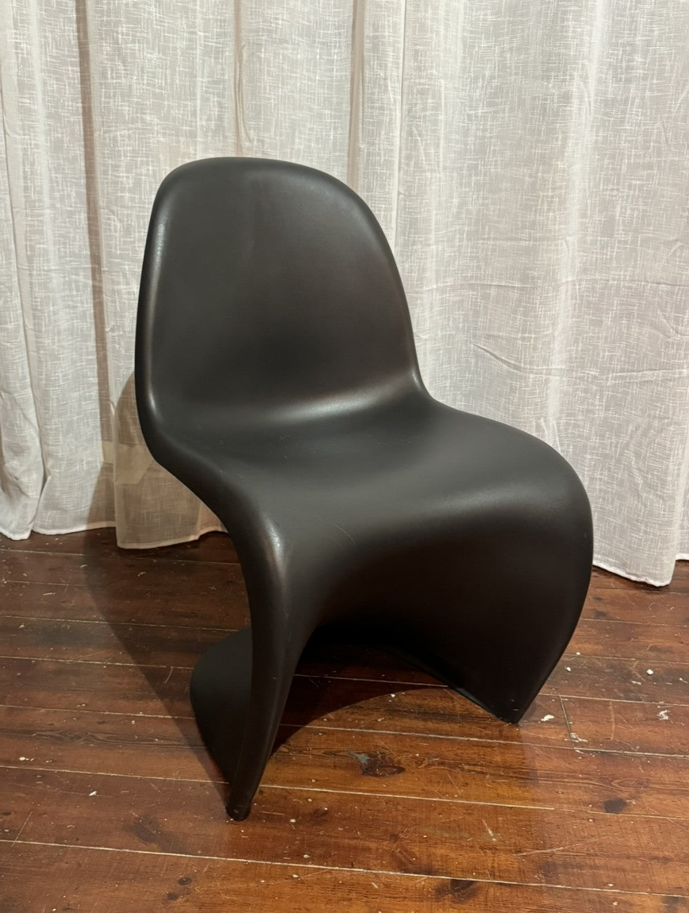 4 Verner Panton Black S Chair 1970s