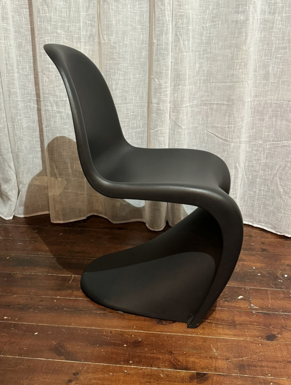 4 Verner Panton Black S Chair 1970s