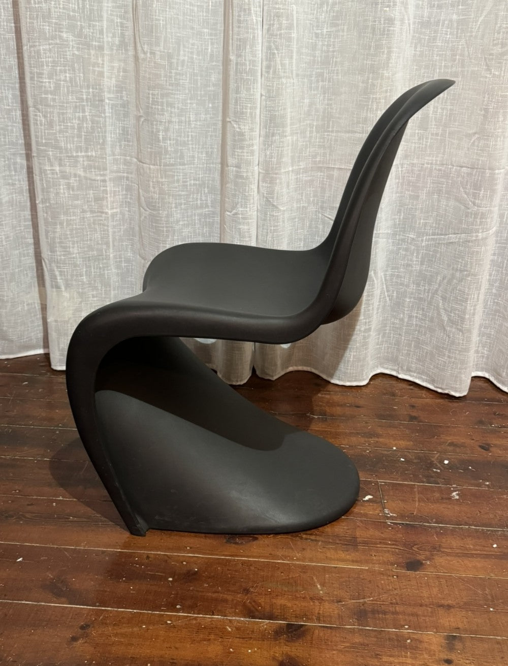 4 Verner Panton Black S Chair 1970s