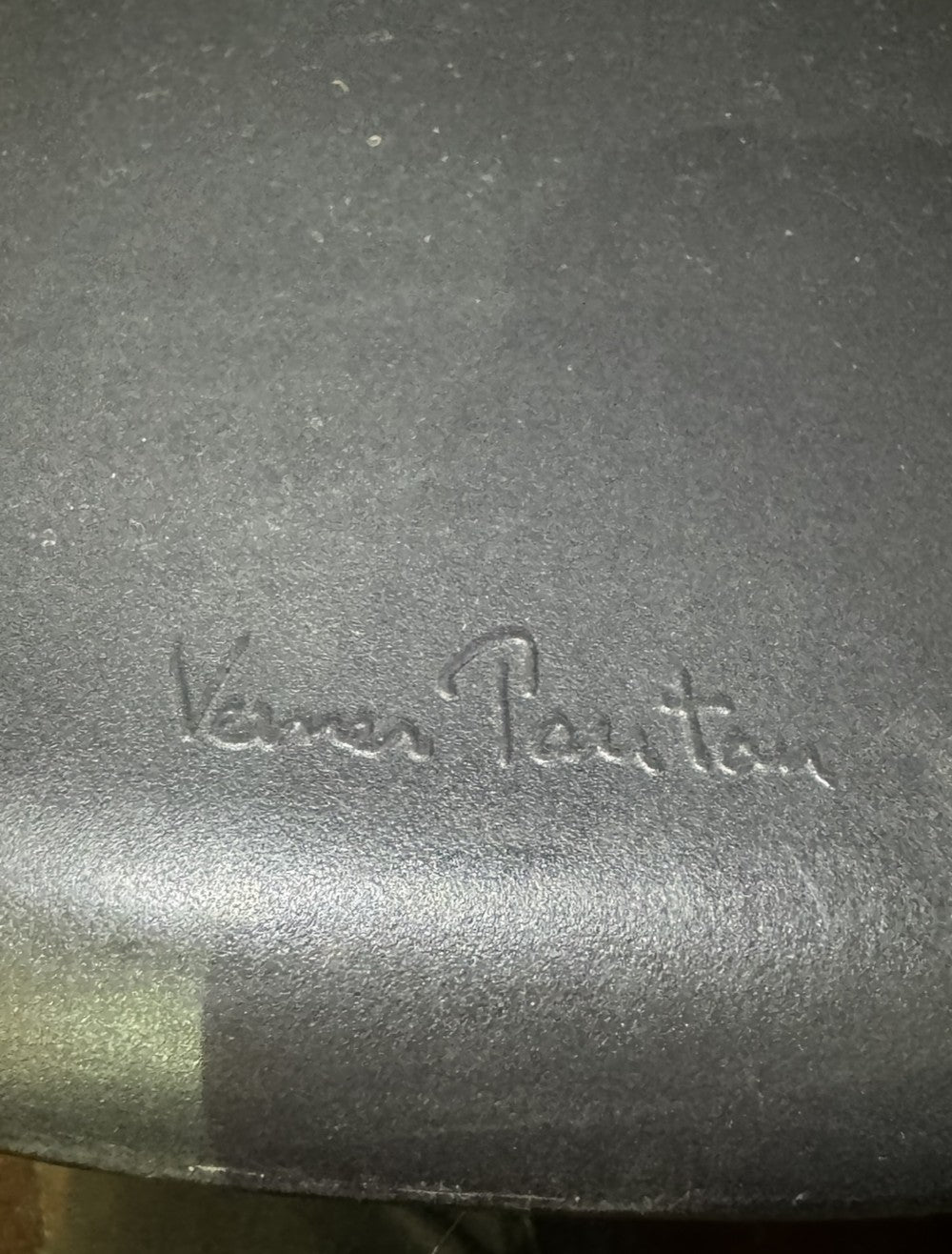 4 Verner Panton Black S Chair 1970s