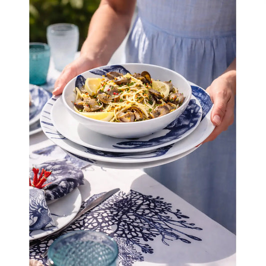 Bone China Crab Pasta Bowl – Cream Cornwall