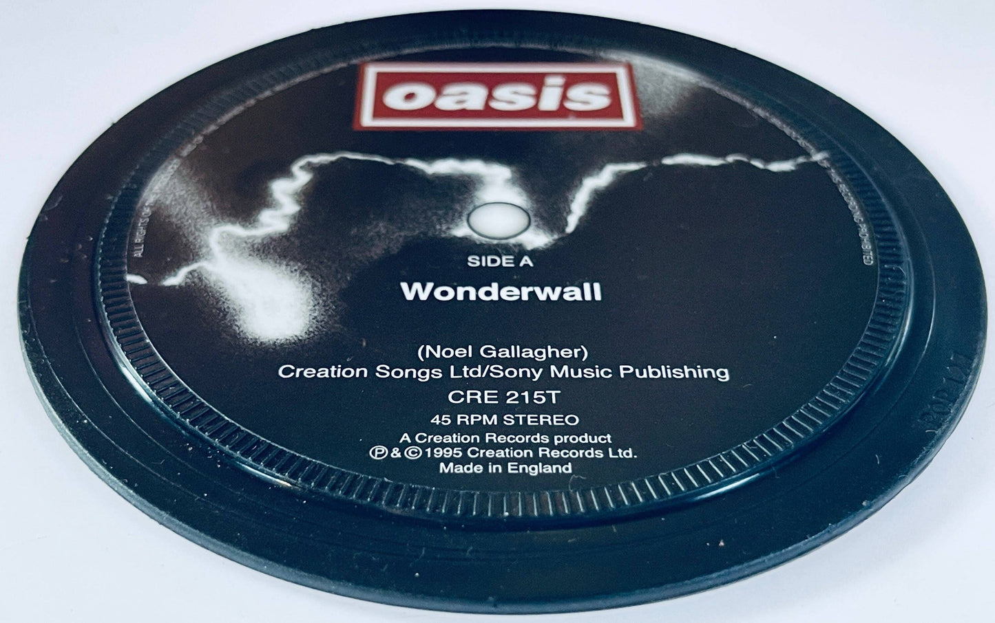 Manchester record label coasters - Oasis, Stone Roses.