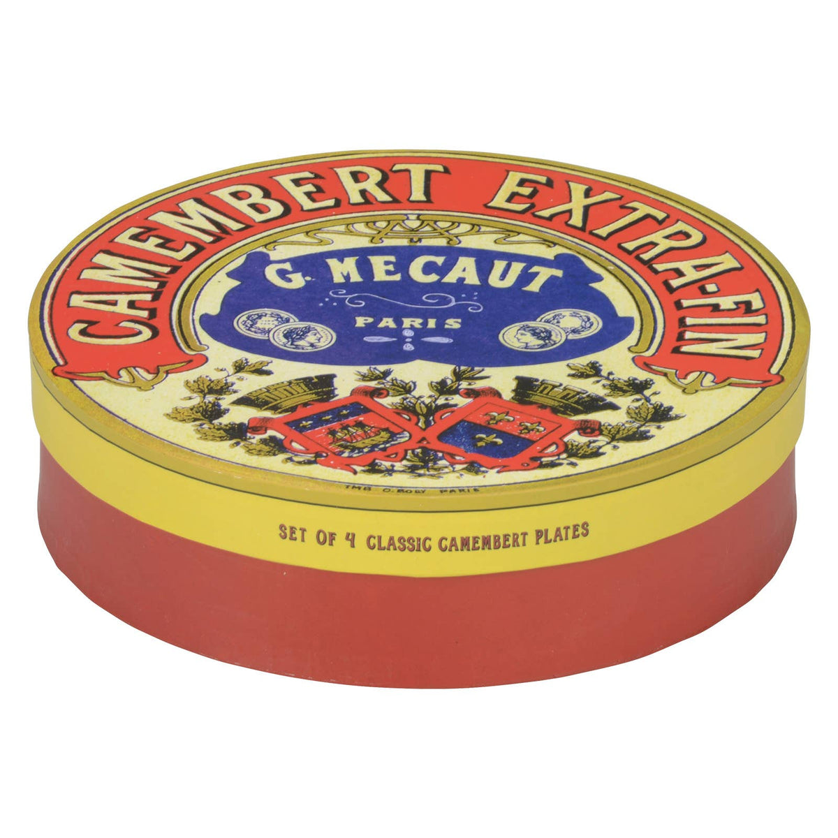 Set of 4 Classic Camembert Plates