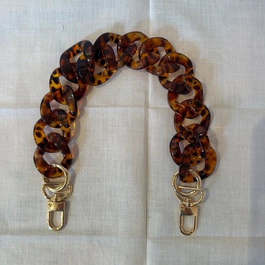 Eco Bag Interchangeable Handle Tortoiseshell 14.5 Inches