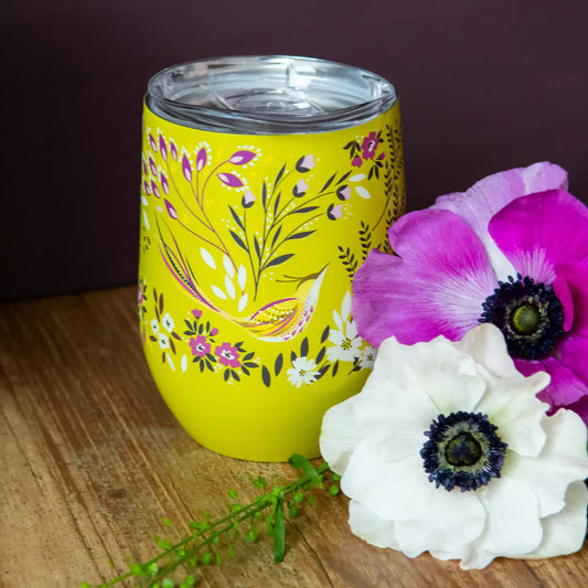 Sara Miller Haveli Garden Travel Tumbler - 300ml Insulated Coffee Cup 1