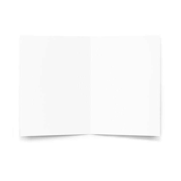 Seagull & Boy Eating Fries Greeting Card Product mockup 7 middle