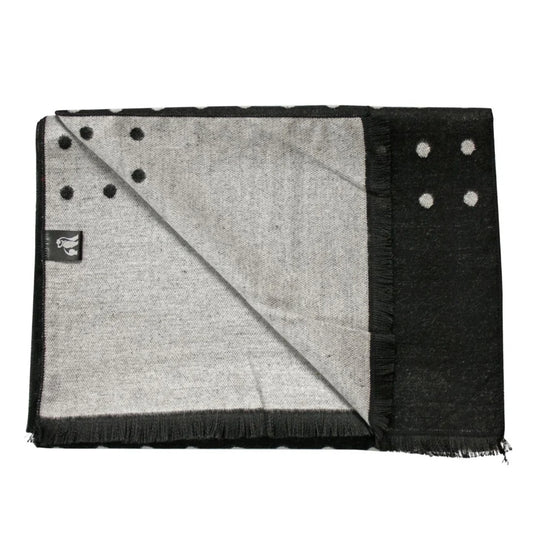 Black and White Spot Bamboo Scarf