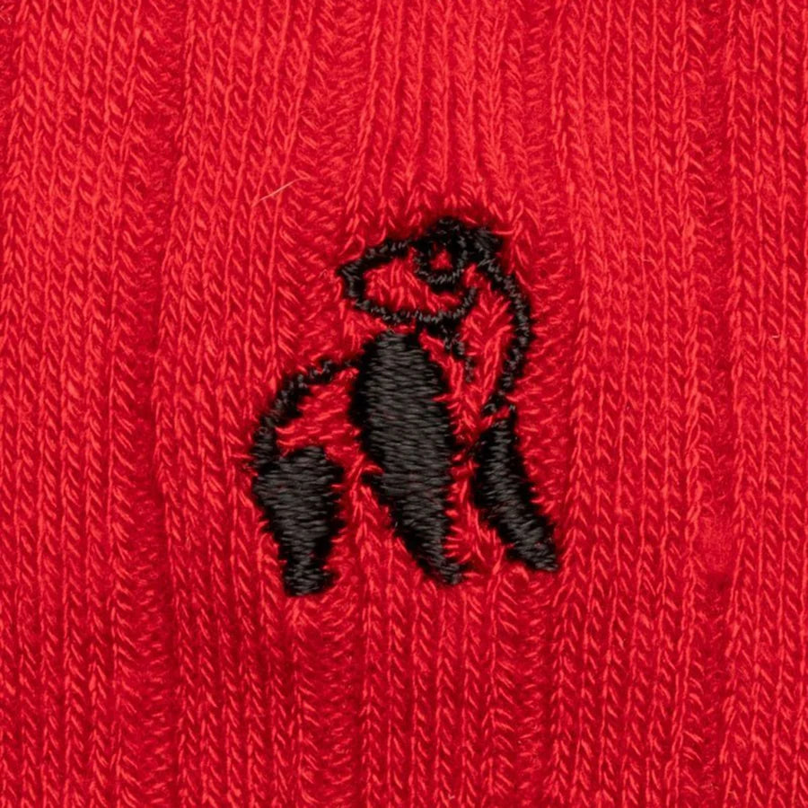 Classic Red Bamboo Socks 7 -11 UK