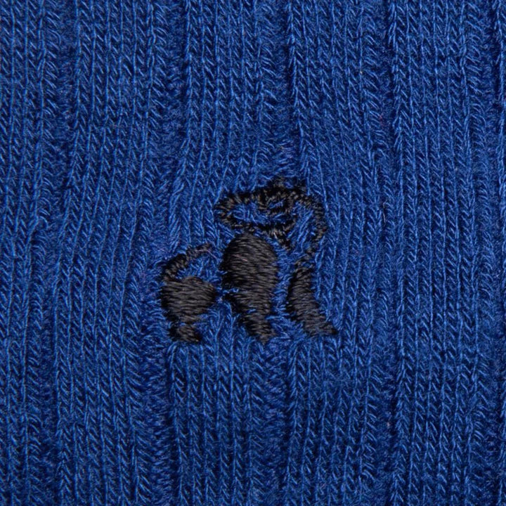 Royal Blue Bamboo Socks 4-7 UK