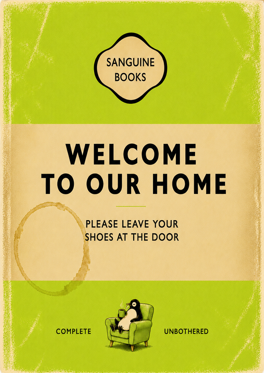 A4 Welcome To Our Home Poster